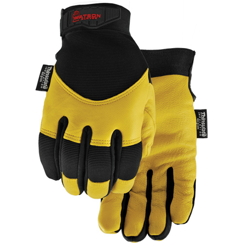 Gants dhiver 9005W Flextime, Grand, Paume en Cuir fleur de ch&egrave;vre, Doublure en Thinsulate Groupe Generik