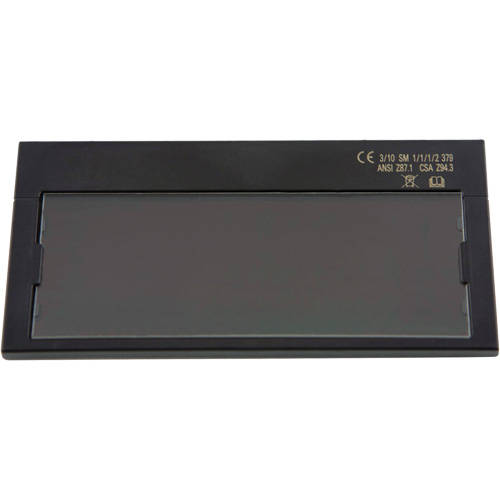 Filtre autoassombrissant de rechange Solera II, 4-1/4" la x 2" ha Champ de vision, Pour utilisation avec HSL-1, HSL-2 et Huntsman Groupe Generik