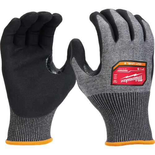 Gants enduits par trempage &agrave; dext&eacute;rit&eacute; &eacute;lev&eacute;e, Taille Petit, Calibre 18, Rev&ecirc;tement Nitrile, Enveloppe en Nylon/Poly&eacute;thyl&egrave;ne/Tungst&egrave;ne, ASTM ANSI niveau A8/EN 388 niveau F Groupe Generik