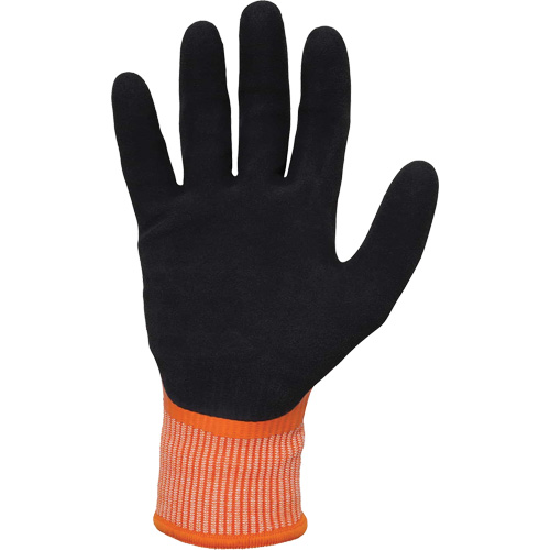Gants de travail enduits et r&eacute;sistant &agrave; la coupe pour l'hiver ProFlex 7551, Taille Petit, Calibre 10/13, Rev&ecirc;tement Nitrile/Latex de caoutchouc, Enveloppe en PEHP, ASTM ANSI niveau A5/EN 388 niveau E Groupe Generik