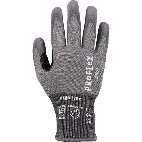 Gants enduit de PU r&eacute;sistant &agrave; la coupe ProFlex 7071, Taille Petit, Calibre 18, Rev&ecirc;tement Polyur&eacute;thane, Enveloppe en PEHP/Tungst&egrave;ne, ASTM ANSI niveau A7/EN 388 niveau F Groupe Generik