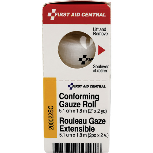 Recharge de bandage en gaze &eacute;tirable et conforme SmartCompliance, Rouleau, 6' lo x 2" la, St&eacute;rile, Dispositif m&eacute;dical Classe 1 Groupe Generik
