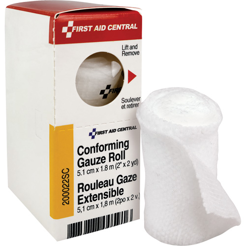 Recharge de bandage en gaze &eacute;tirable et conforme SmartCompliance, Rouleau, 6' lo x 2" la, St&eacute;rile, Dispositif m&eacute;dical Classe 1 Groupe Generik