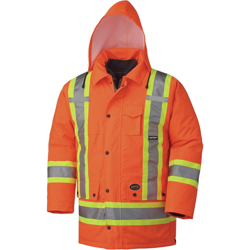 5020 Manteau imperm&eacute;able 7 en 1, Orange haute visibilit&eacute;, Petit Groupe Generik