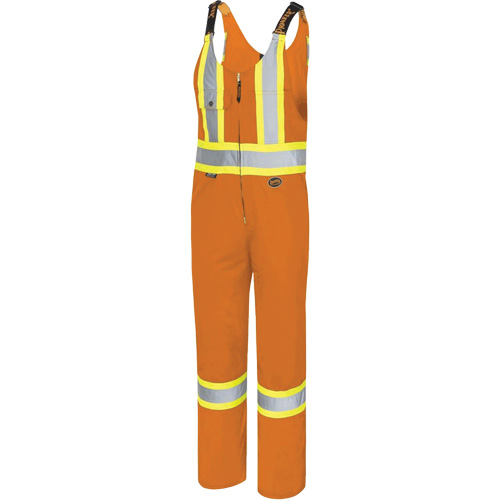 6617T Overalls, Polyester, 40, High Visibility Orange Groupe Generik
