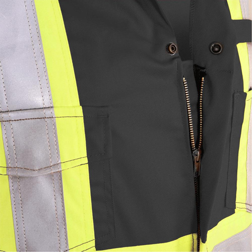 7702BKT FR-Tech&reg; Arc-Rated Coverall, Size 40 (Tall), Black, 10 cal/cm² Groupe Generik