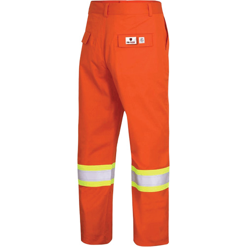 7763 Pantalon de s&eacute;curit&eacute; haute visibilit&eacute; r&eacute;sistant aux arcs &eacute;lectriques FR-Tech 88/12, 30, x 32, Orange haute visibilit&eacute;, 9,7 cal/cm² Groupe Generik