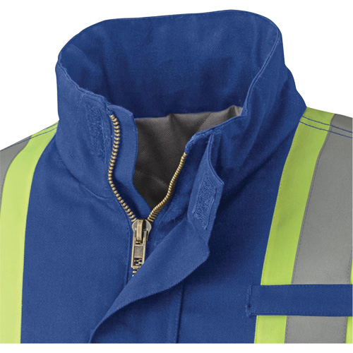 5523 Manteau de s&eacute;curit&eacute; ignifuge, Petit, Bleu royal, 58 cal/cm² Groupe Generik