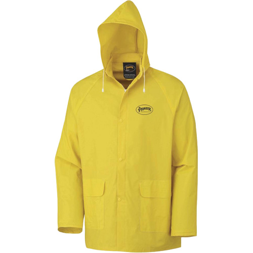 577J Veste imperm&eacute;able, Polyester/PVC, Petit, Jaune Groupe Generik