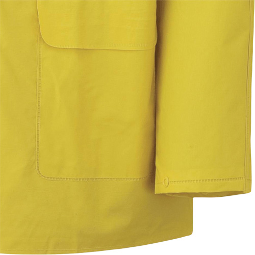 577J Veste imperm&eacute;able, Polyester/PVC, Petit, Jaune Groupe Generik