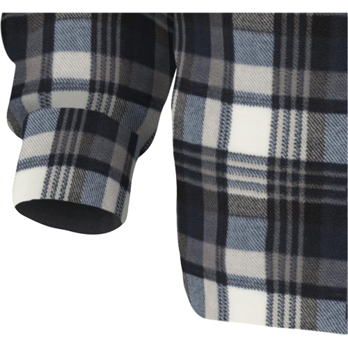 415BG Quilted Hooded Shirt, Men's, X-Small, Multi-Colour Groupe Generik