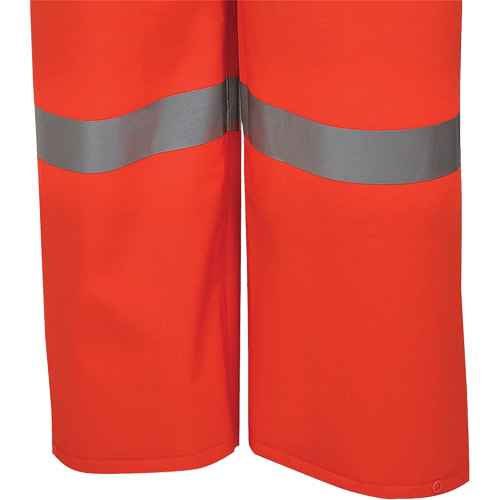 576P FR Safety Bib Pants, Small, High Visibility Orange Groupe Generik
