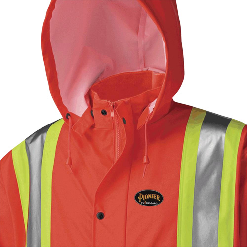 5896 Manteau long imperm&eacute;able et ignifuge, Petit, Orange haute visibilit&eacute; Groupe Generik