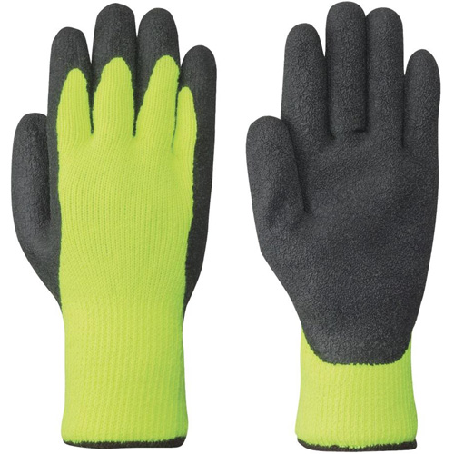 5322 High-Visibility Seamless Knit Gloves, Medium, Latex Coating Groupe Generik