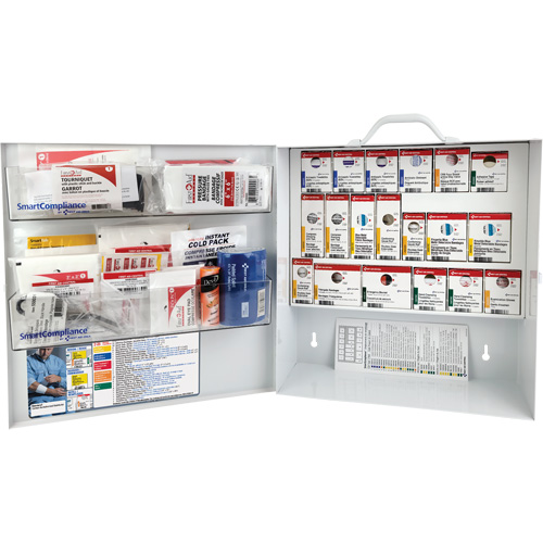 SmartCompliance&reg; First Aid Cabinet, Meets CSA Z1220-17 Type 3 High-Risk Environment, Small (2-25 Workers) Groupe Generik