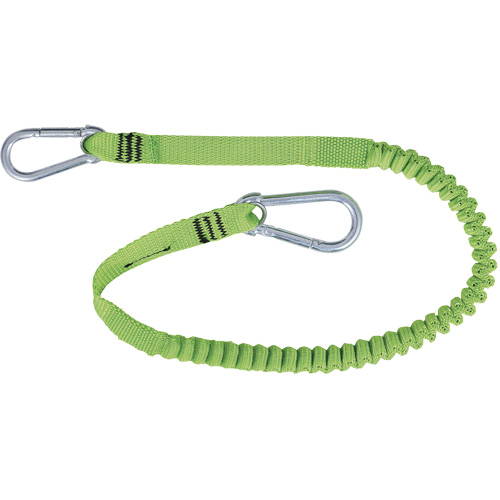 TT-9902 Longe de harnais d'outils Slim Line, Longueur fixe, Mousqueton double Groupe Generik