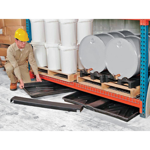 Ultra-Rack Containment Tray – plateau double, 48" lo x 44" la x 2,8" h, Cap. de d&eacute;versement 16 gal. US Groupe Generik