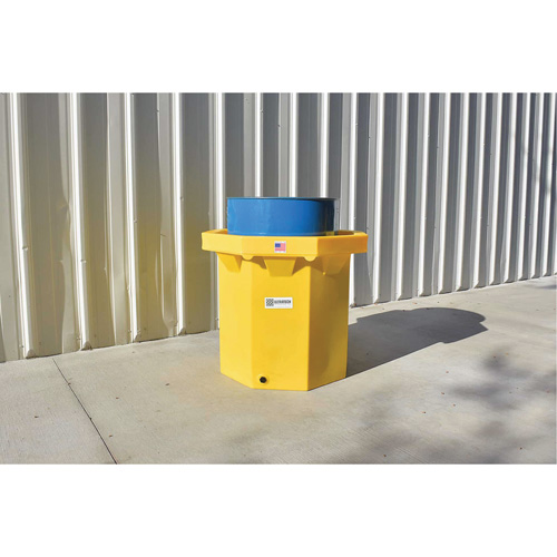 Ultra-Spill Collector &agrave; fond plat, 66 gal. US, Mobile Groupe Generik