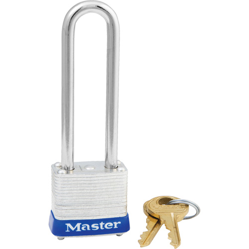 Padlock, Silver, Keyed Alike, Laminated Steel, 1-1/8" Width Groupe Generik