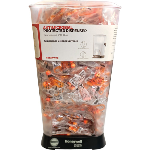 HL400 AM Corded Earplug Dispenser with TF-30 Earplugs Canister Groupe Generik
