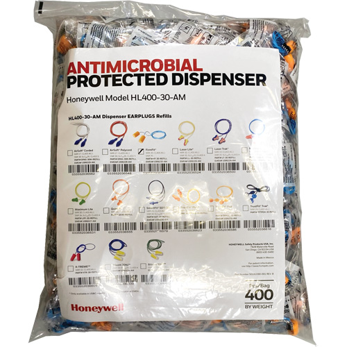 FF-30 Earplugs Refill for HL400 Dispenser, Bulk - Polybag, Corded Groupe Generik