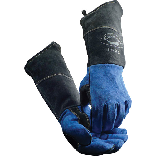 Gants de soudeur Caiman, Cuir de vache refendu, Taille Grand Groupe Generik