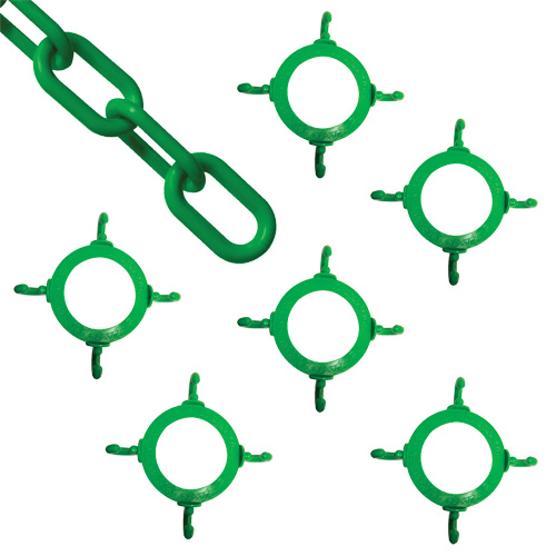 Ensemble de connecteurs de chaîne pour c&ocirc;nes, Vert Groupe Generik