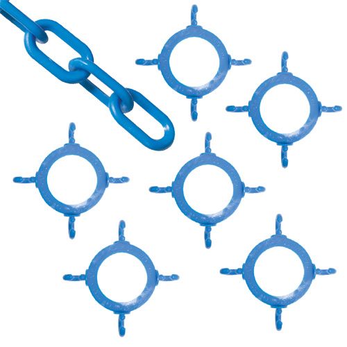 Ensemble de connecteurs de chaîne pour c&ocirc;nes, Bleu Groupe Generik