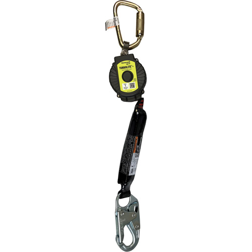 Limiteur de chute personnel TurboLite+ Miller, 6', Sangles, Stationnaire Groupe Generik