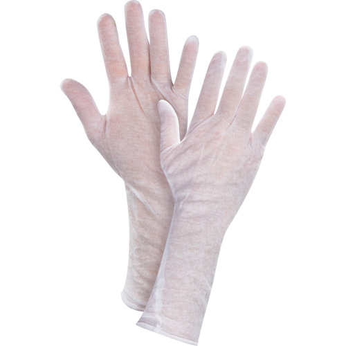 Gants d'inspection l&eacute;gers, Poly/coton, Poignet &agrave; ourlet, Hommes Groupe Generik