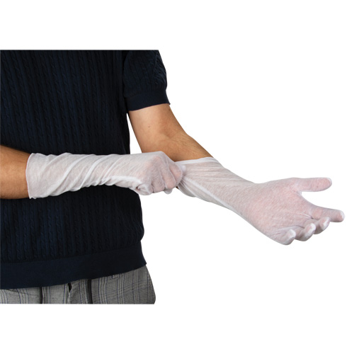 Gants d'inspection l&eacute;gers, Poly/coton, Poignet &agrave; ourlet, Hommes Groupe Generik