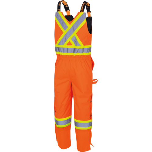 5040 Combinaisons de s&eacute;curit&eacute; matelass&eacute;e imperm&eacute;able, Polyester, Petit, Orange haute visibilit&eacute; Groupe Generik