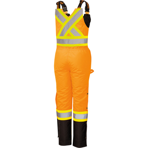 5040BBW Combinaison de s&eacute;curit&eacute; imperm&eacute;able haute visibilit&eacute; pour femmes, Polyester, T-petit, Noir/Orange haute visibilit&eacute; Groupe Generik