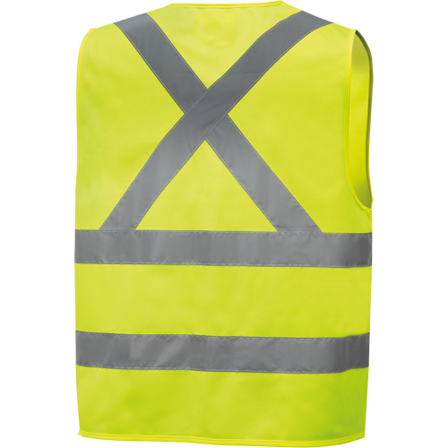 6886 High-Visibility Tricot Safety Vest, High Visibility Lime-Yellow, Small, Polyester Groupe Generik
