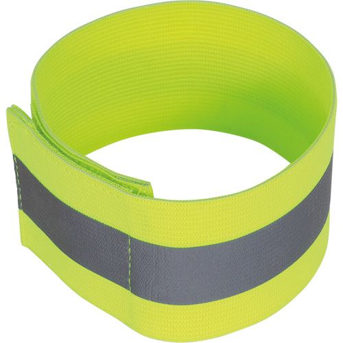 1142 Bande pour cheville &eacute;lastique jaune lime haute visibilit&eacute; Groupe Generik