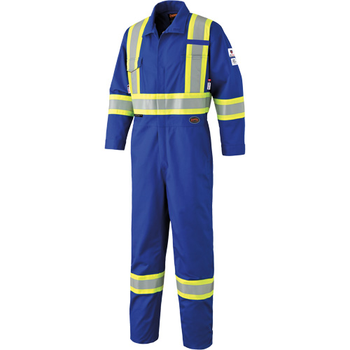 7704T FR-Tech&reg; Arc-Rated Coverall, Size 40 (Tall), Royal Blue, 10 cal/cm² Groupe Generik