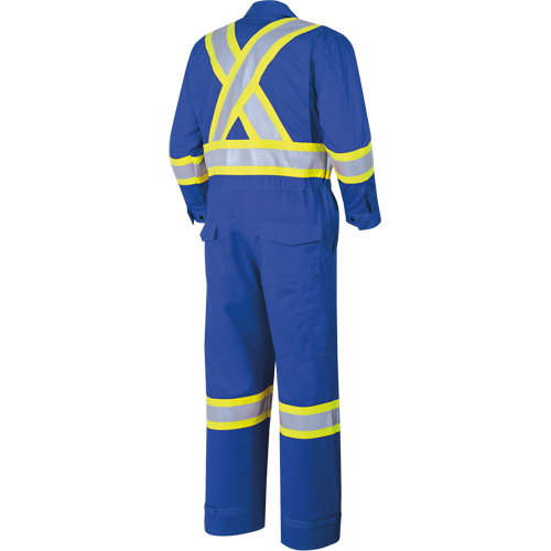 7704T FR-Tech&reg; Arc-Rated Coverall, Size 40 (Tall), Royal Blue, 10 cal/cm² Groupe Generik