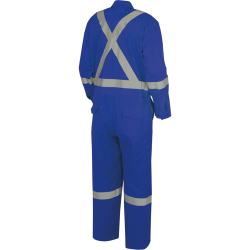 7709AT "The Rock" FR-Tech&reg; High Visibility FR/Arc Rated Coveralls, Size 40 (Tall), Royal Blue, 10 cal/cm² Groupe Generik