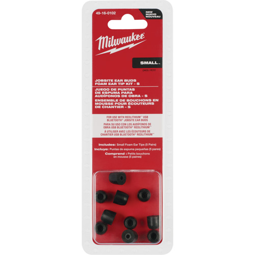 Ensemble de petits embouts pour bouchons d'oreilles de chantier Groupe Generik