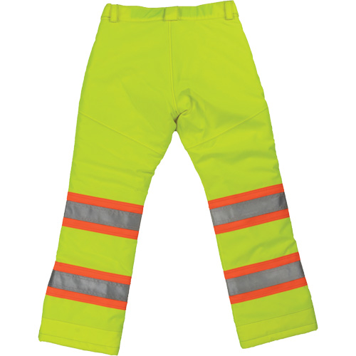 Womens Insulated Flex Safety Pant, Polyester, X-Small, High Visibility Lime-Yellow Groupe Generik