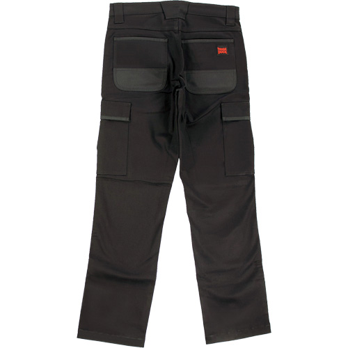 Pantalon de travail WP100, Coton/Spandex, Noir, Taille 0, Entrejambe 30 Groupe Generik