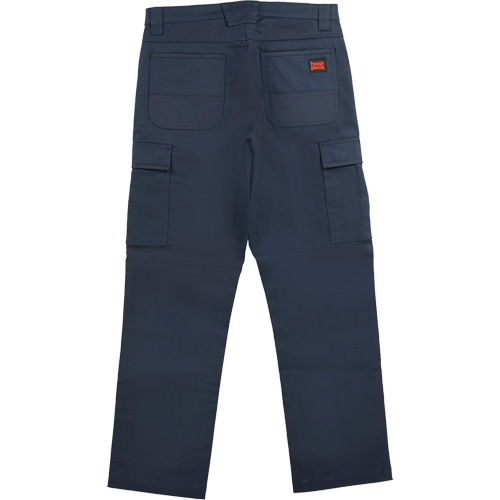 WP100 Work Pants, Cotton/Spandex, Navy Blue, Size 18, 30 Inseam Groupe Generik