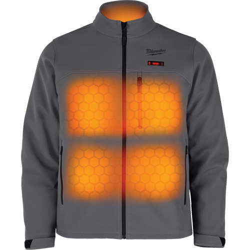 M12 Heated Toughshell Jacket (Jacket Only), Men's, X-Large, Grey Groupe Generik