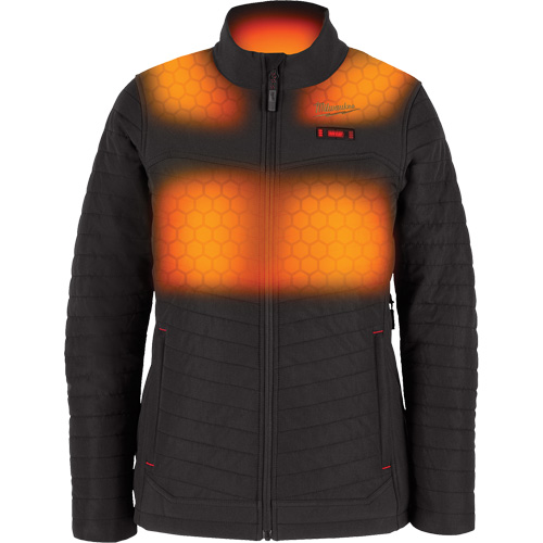 M12 Heated Axis Jacket with Battery, Women's, Large, Black Groupe Generik