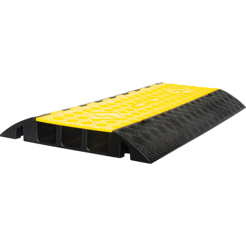 Polyurethane Cable Protector, 3 Channels, 35.43" L x 19.69" W x 3" H Groupe Generik