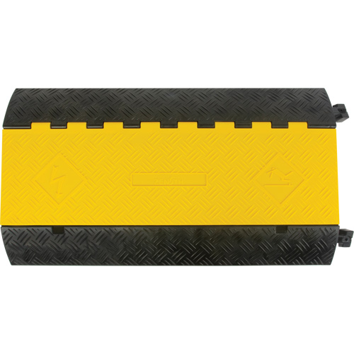 Polyurethane Cable Protector, 3 Channels, 35.43" L x 19.69" W x 3" H Groupe Generik