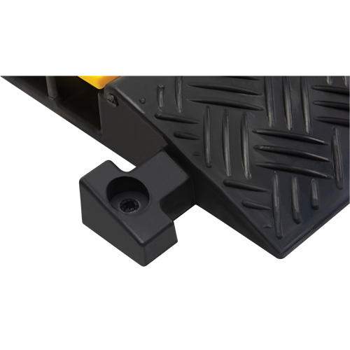 Polyurethane Cable Protector, 3 Channels, 35.43" L x 19.69" W x 3" H Groupe Generik