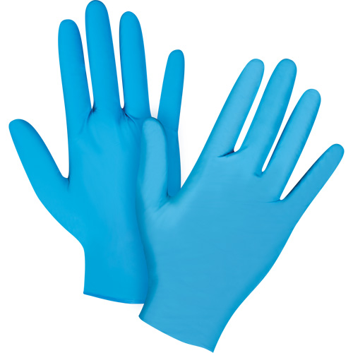 Vending Pack Disposable Gloves, Small, Nitrile, 4.5-mil, Powder-Free, Blue, Class 2 Groupe Generik