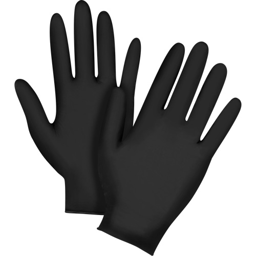 Vending Pack Disposable Gloves, Small, Nitrile, 5-mil, Powder-Free, Black, Class 2 Groupe Generik