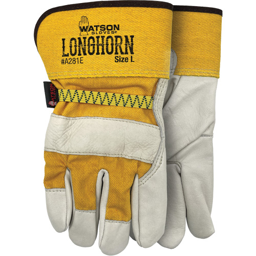 Gants Longhorn, Grand, Paume en Cuir fleur de vache Groupe Generik